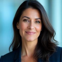 Retrato de María Méndez, CEO y fundadora, en un entorno profesional y moderno